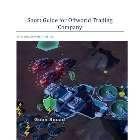  Offworld Trading Company! En Rymdstrategi Med Skarp Ekonomisk Fokus